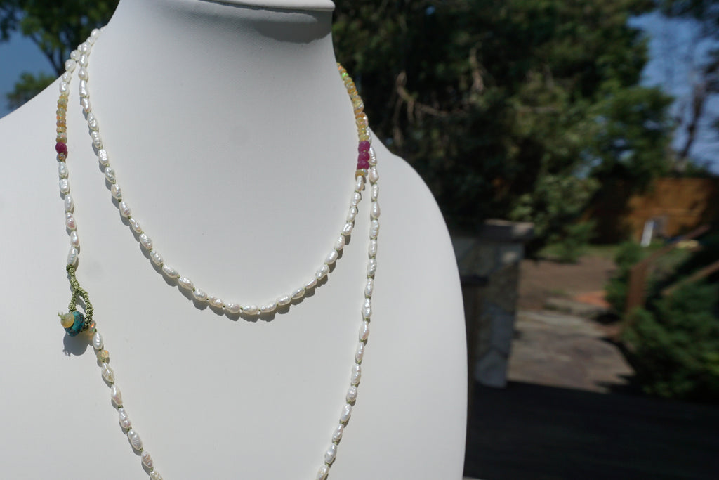 Pearl, Ruby and Opal Beauty