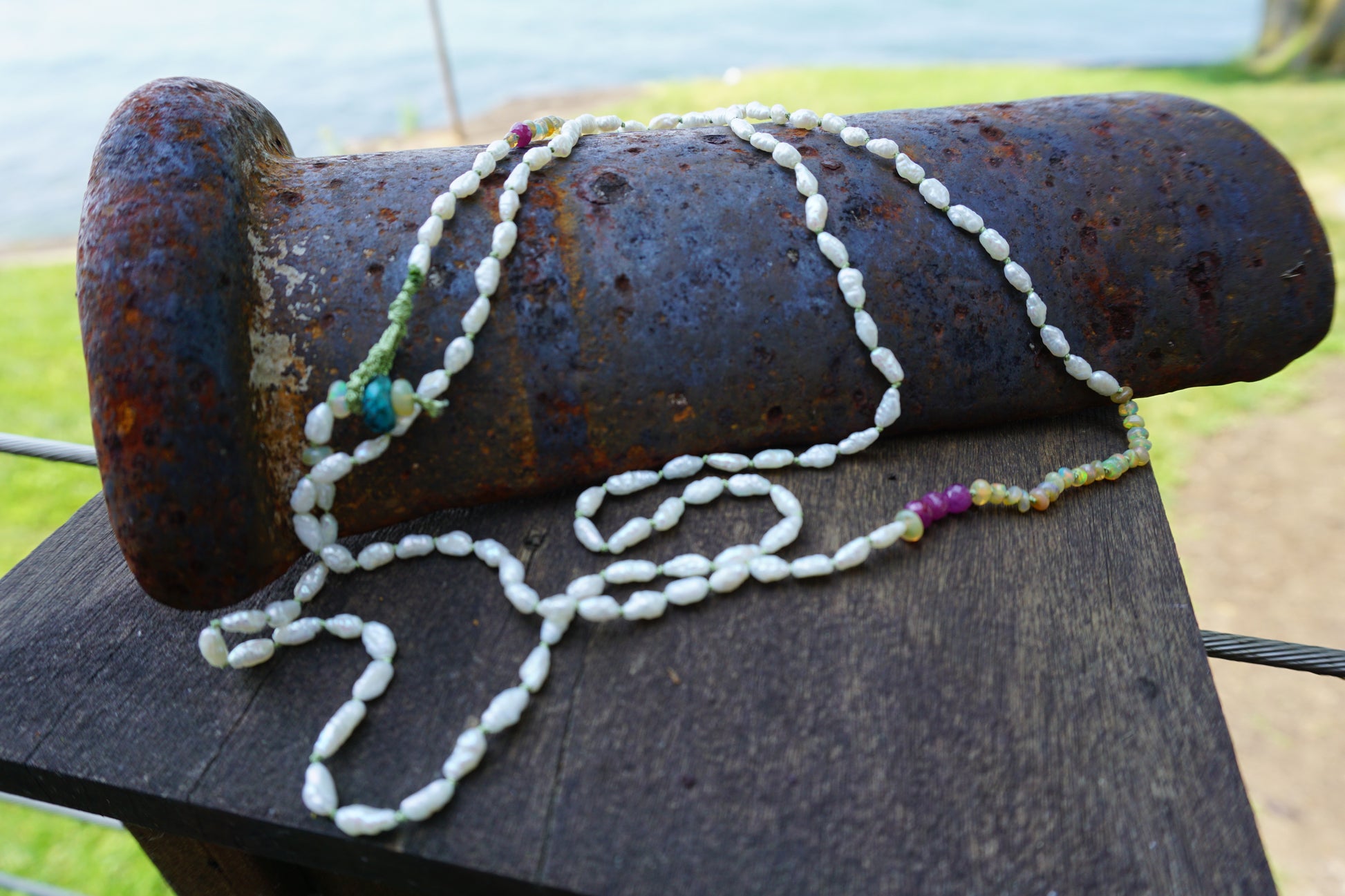 Pearl, Ruby and Opal Beauty
